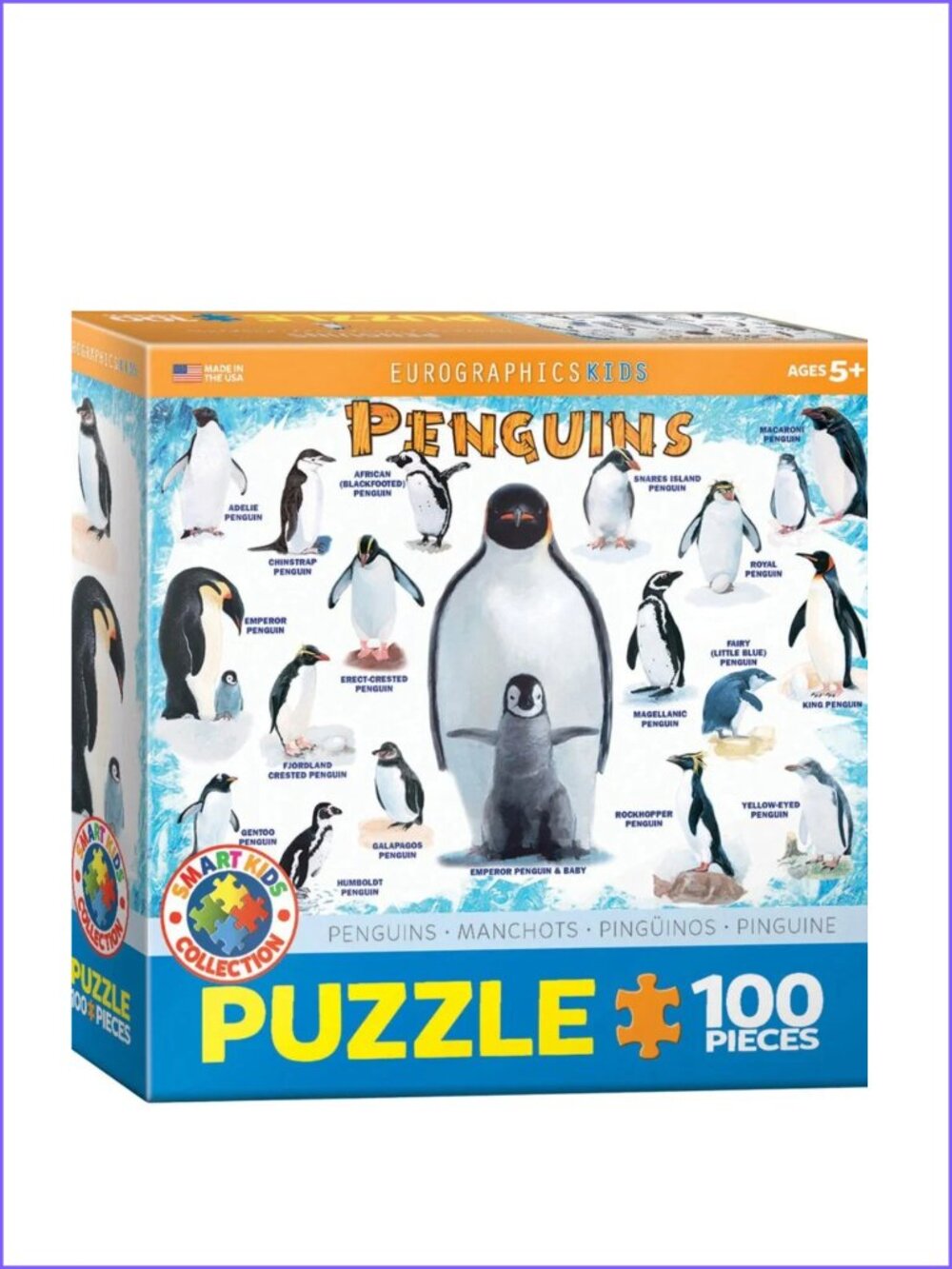 Eurographics 100pcs Puzzle-- Penguins New In Box